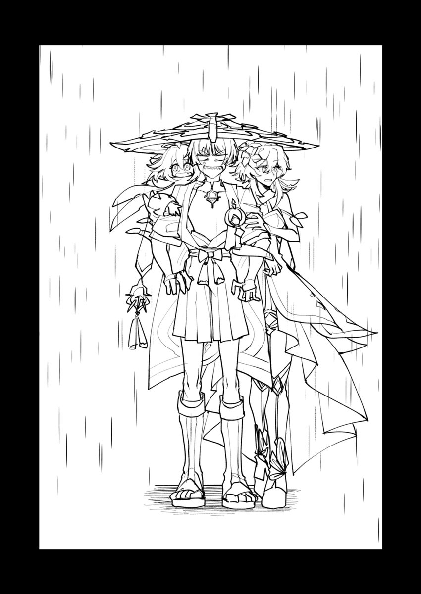 無限に描かれてそうな放浪者雨ボイスのあれ 