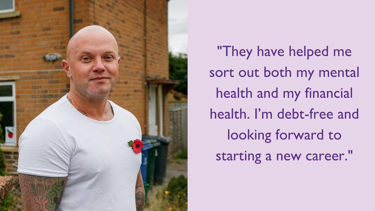 When Lawrence was unable to work due to Covid-19, we stepped in to help as his debt suddenly spiralled. If you or someone you know is experiencing financial issues after leaving Service, our Financial and Employment Support team are here to help ➡️ bit.ly/3DWAFi4