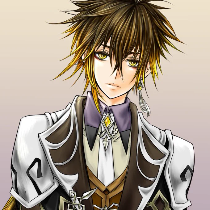 【原神】 #Genshinlmpact 最近スカラマシュが可愛い過ぎて再熱しそう↓は過去絵。タル推しです 