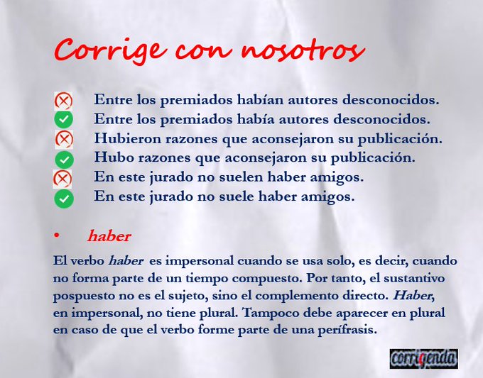 corrigenda_es's tweet photo. Si eres #escritor y #publicas, ya sabes que a veces #ocurre que uno se #equivoca, pero dicho #queda.
#Confía en https://t.co/mh75bFFodh
#IARTG #COL #MEX #ARG #CHL #PRI #ECU #VEN #PER #URY🇺🇾 #GTM #CRI🇨🇷 #SLV #HND #BOL #CUB #PAN #PRY #DOM #NIC #GNQ #ESP #USA #NYCity #MIAMI #LA #SF https://t.co/FlFm5lfWHL