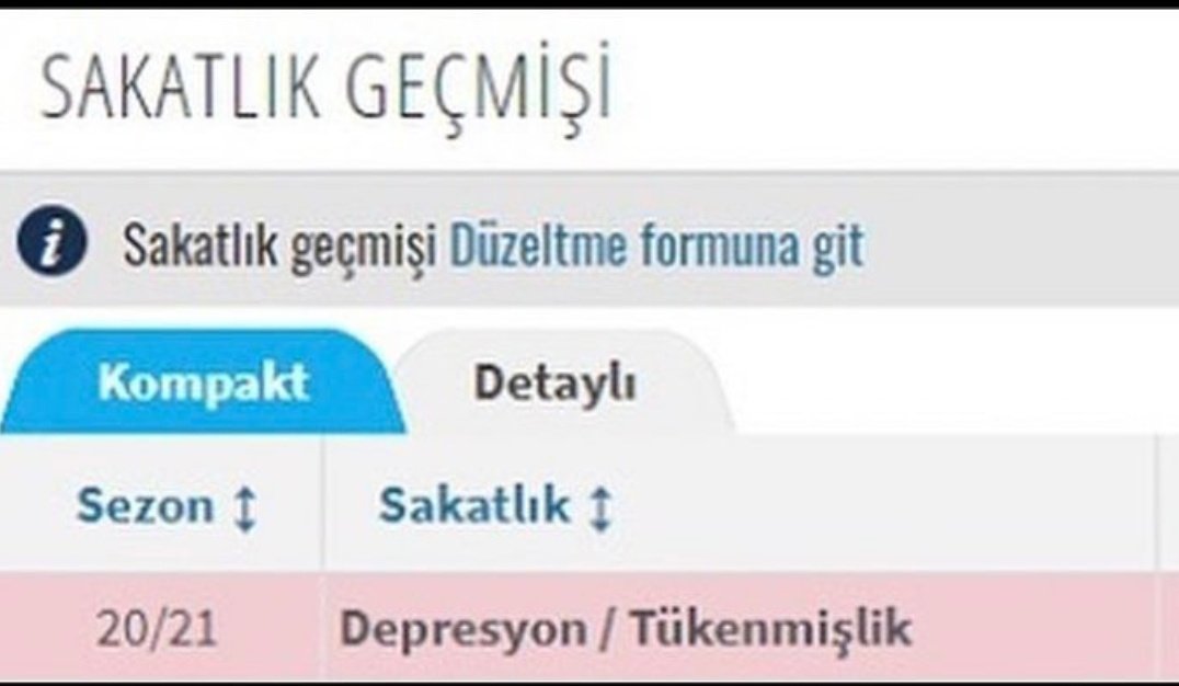 Benim transfermarkt cv