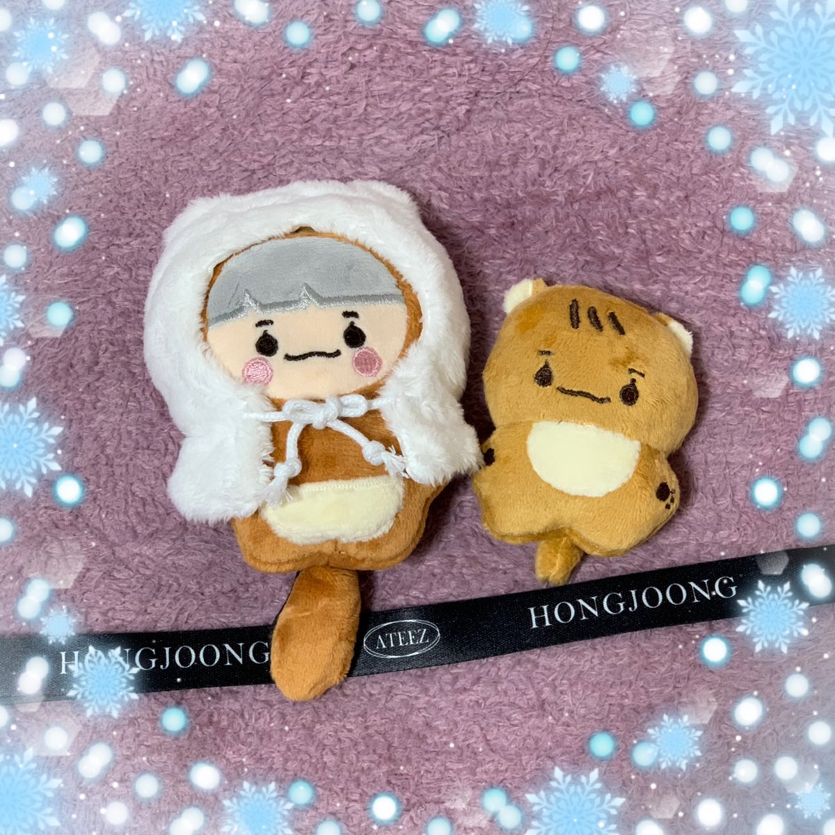 Ateez ぬいぐるみ　服　セット　ホンジュン ATEEZ ホンジュン ぬいぐるみ 10cm 新品 マスター - メルカリ