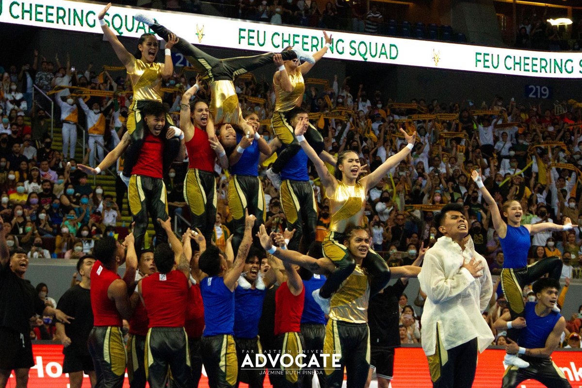 FEUAdvocate's tweet photo. FEU Cheering Squad danced their heart out to raise #EveryColorFEU and clinch a silver podium finish in the #UAAPCDC2022 held yesterday, December 10, at the Mall of Asia Arena in Pasay City.
Read story here: https://t.co/JfIrF187HJ https://t.co/4c5QedNGMR