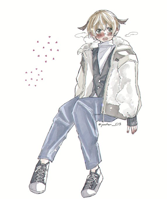 \モコモコの冬服着て/ 