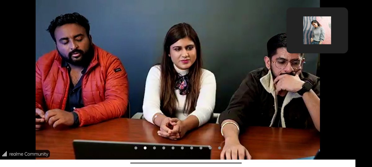 aditiupadhyayyy's tweet photo. Had a great live unboxing of realme 10 pro series with our super cool OGs.
Amazing opportunity with great peoples.
#unboxRealTimeS3
#UnboxrealTime #realme10ProSeries5G #CurvedDisplayNewVision
@realmeIndia @KocharBazul
@harisree24 @AayushiiiSingh
@FrancisRealme @MadhavSheth1 https://t.co/wxY4Se0SzT