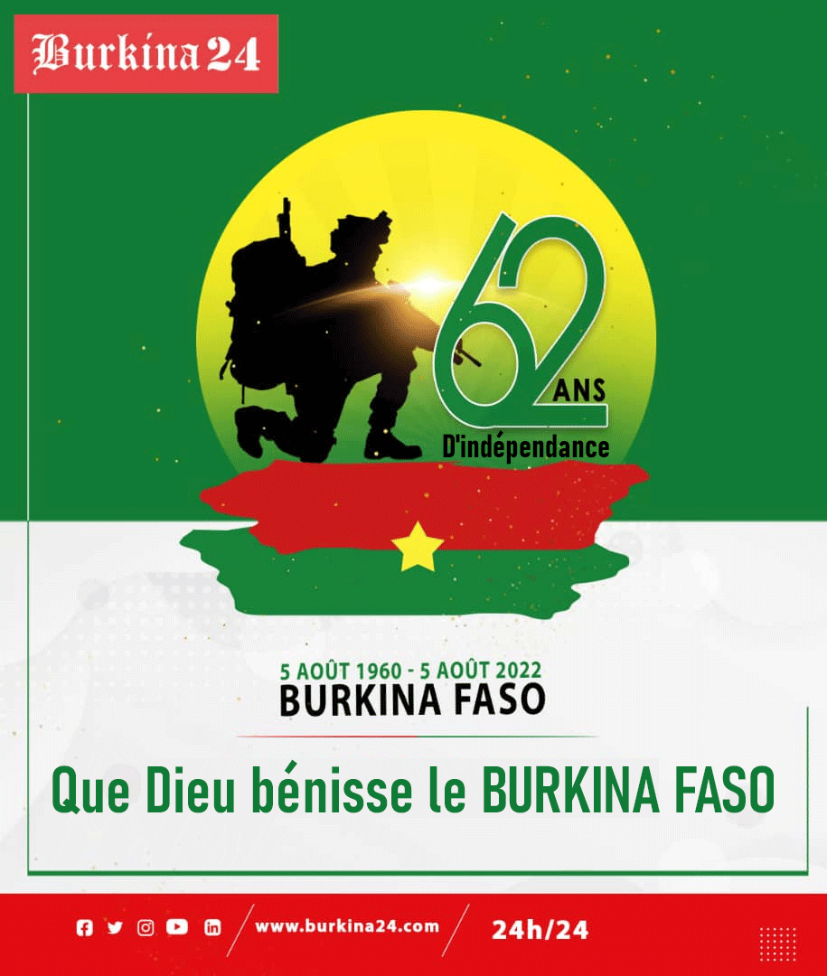 Que Dieu bénisse le BURKINA FASO !

#IndpendanceDay #BurkinaFaso #Burkina24