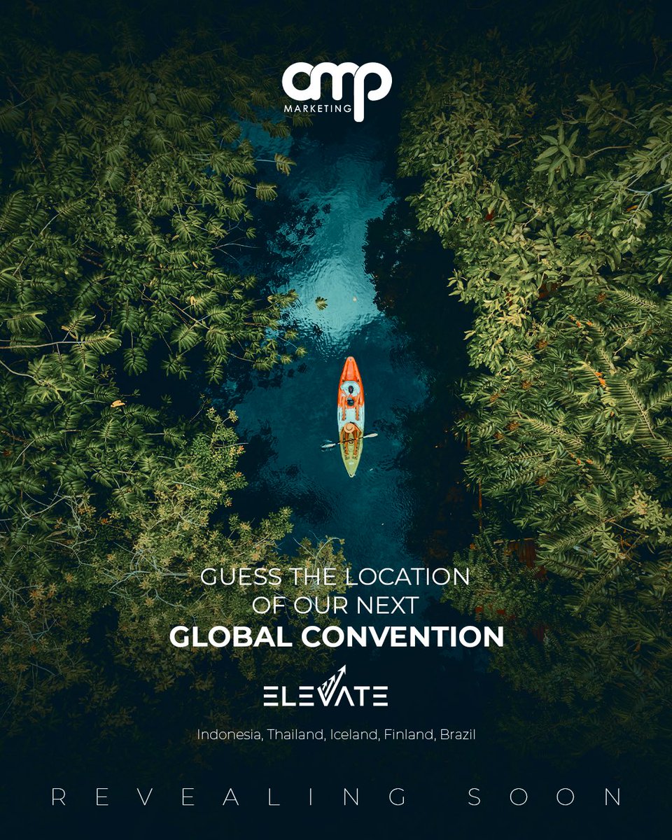 🤔Can you guess the destination of our next Global Convention, Elevate, by looking at this picture? Get ready to hit your rank and get recognized on the stage of our biggest global event! 🌍🗺
Revealing Soon! 🔜