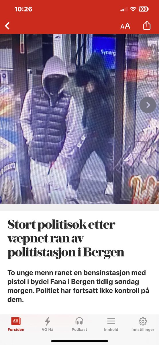 Vet ikke om det er i Bergen det skjer merkelige ting, eller om det er i <a href="/vgnett/">VG</a> det underlige skjer….🤔😳