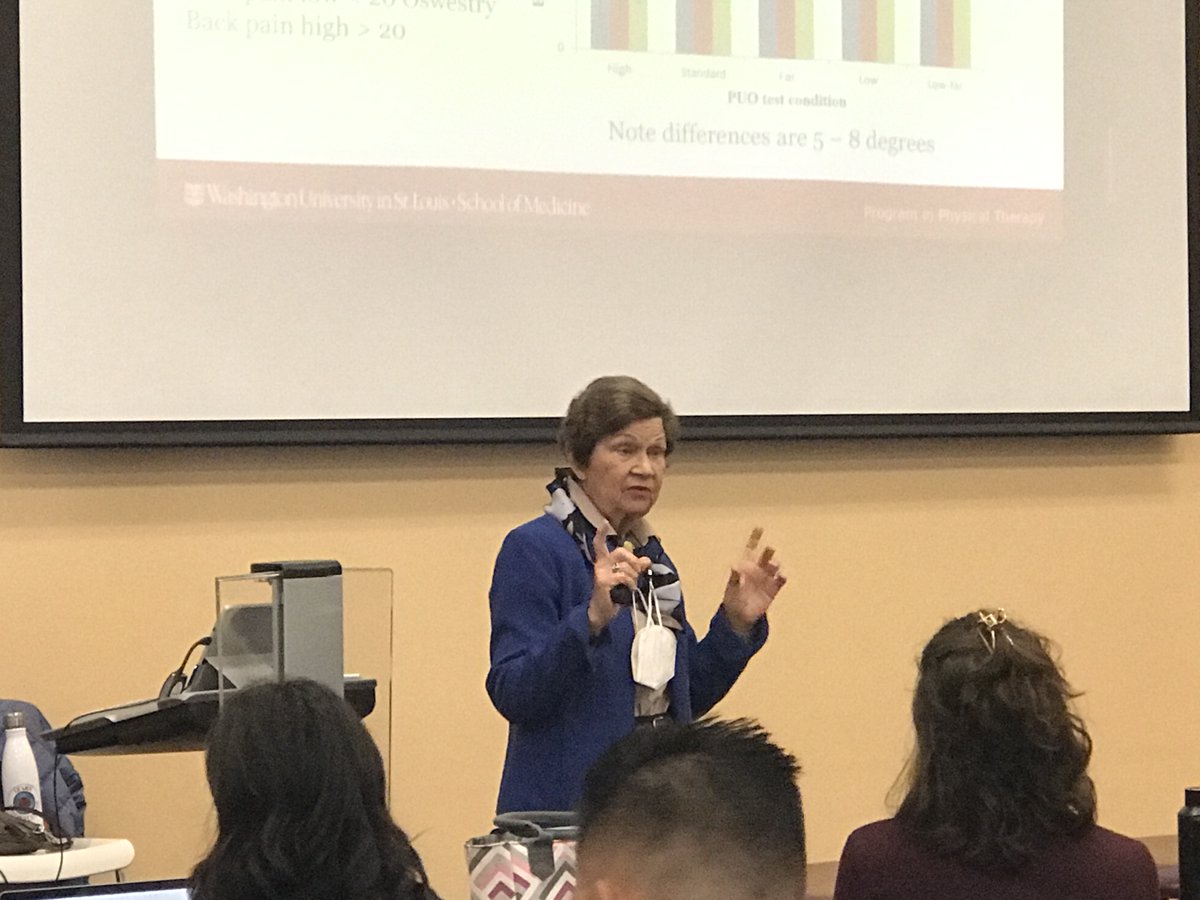 learnmvmtsystem's tweet photo. CPTA hosted Dr Shirley Sahrmann’s course. Today we learned about lumbar spine MSI syndromes. #figurethingsout #lab #movementsystem https://t.co/skajDnD4dS