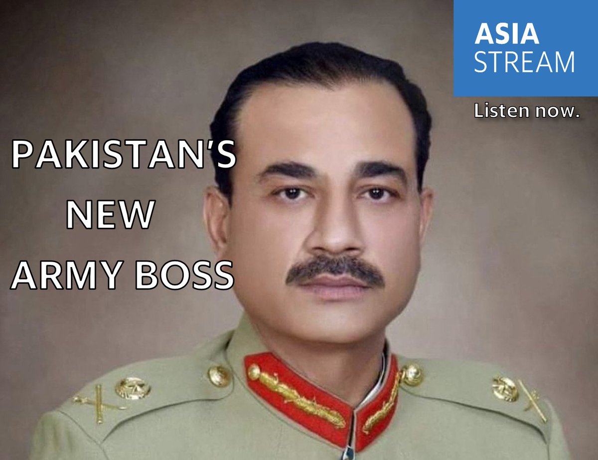NikkeiAsia's tweet photo. PODCAST | WHO IS ASIM MUNIR?
Pakistan's new army chief is the most powerful man in the country.
What are his intentions? And what will he do to stabilize the nation?
We break it down on #AsiaStream:
https://t.co/VqYdviJKzG https://t.co/HPCcGAaCel