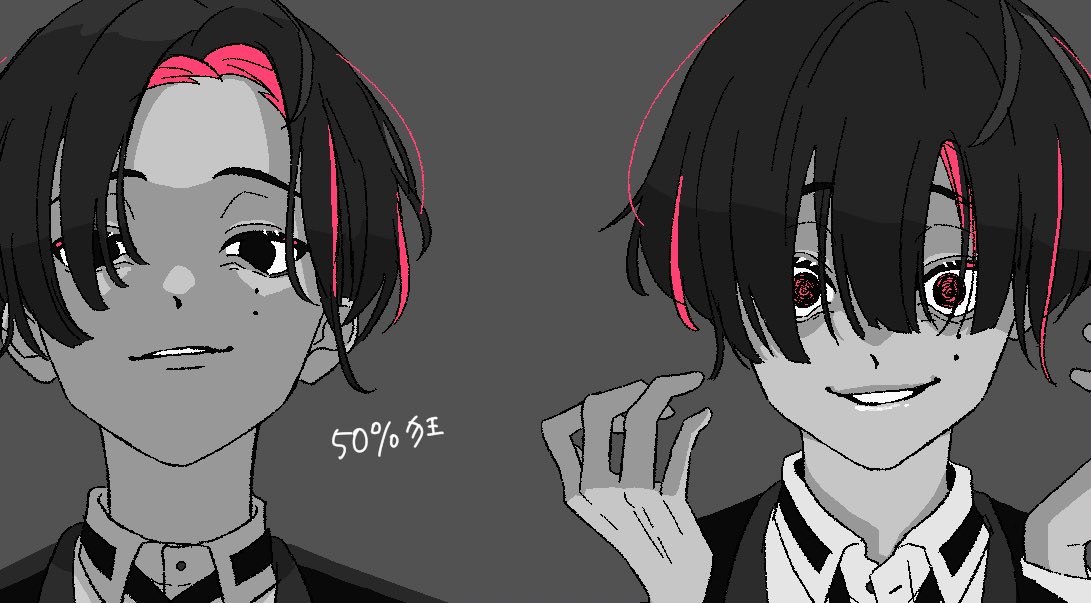 「残業と月曜日と嫌な上司のこと考えながら描いたら気持ちが乗ったキャラが描けた。よか」|津田 ( tsuda )のイラスト