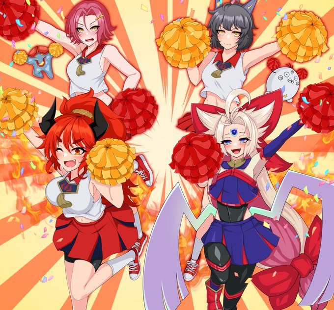 リンちゃんとスワンちゃんも一応しっかり描いといたやつ 