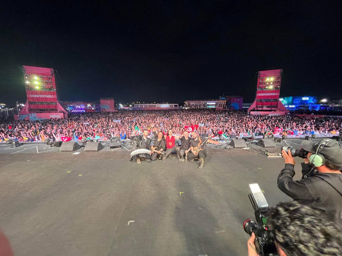 Anis Jouini (@anisjouini) on Twitter photo Rocking the stage of <a href="/FIFAWorldCup/">FIFA World Cup</a> #QatarWorldCup2022 a dream becoming true ! Thanks to everybody who support us and made this dream real in front of more then 50K human being and football supporter ! #FIFAWorldCup #Qatar2022 #myrath #Qatar Rocking the stage of <a href="/FIFAWorldCup/">FIFA World Cup</a> #QatarWorldCup2022 a dream becoming true ! Thanks to everybody who support us and made this dream real in front of more then 50K human being and football supporter ! #FIFAWorldCup #Qatar2022 #myrath #Qatar