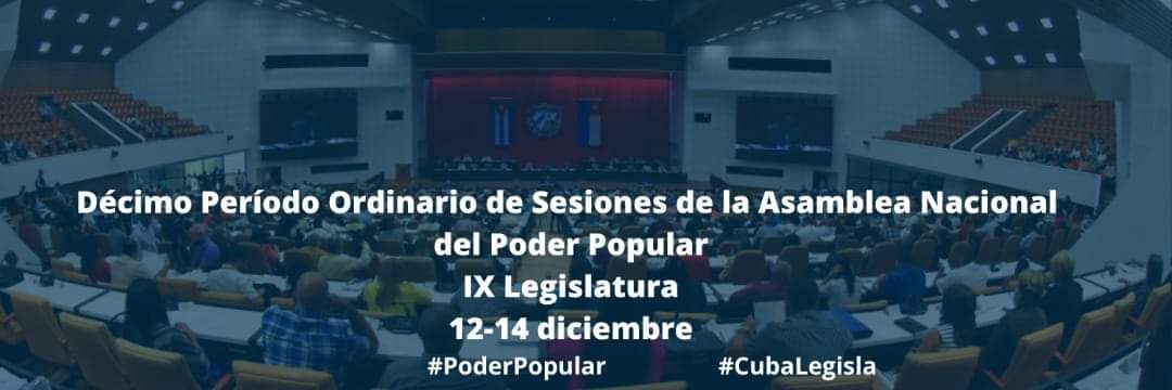 gpppmatanzas's tweet photo. 🇨🇺Del 12 al 14 de diciembre una cita con la Patria.
 💥Décimo Período Ordinario de Sesiones de la Asamblea Nacional del Poder Popular.
@mariofsabines @CaridadPoey
#CubaLegisla 
#PoderPopular 
#CubaViveYTrabaja #Matanzas #GobMtz https://t.co/032j7tbNQD