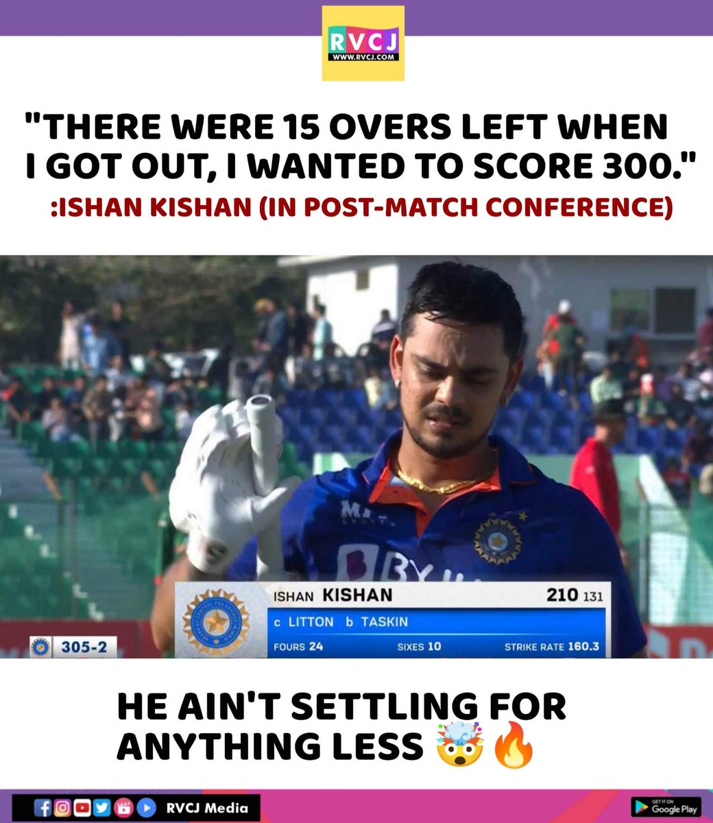 OfficialH24's tweet photo. Ishan Kishan on Today's Innings 
#BANvIND #INDvsBAN https://t.co/mNXHVCXVa5