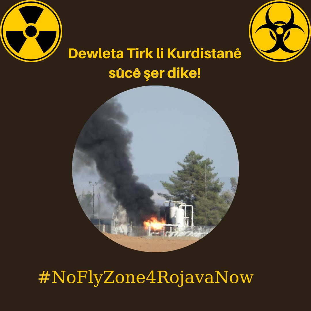 دژی تاڵانکردن و دزینی دار زەیتوون لە عەفرین
#NoFlyZone4RojavaNow