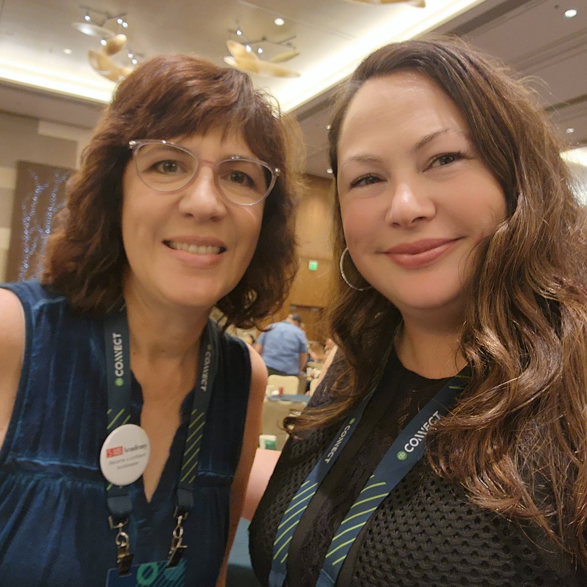 Always have an amazing time catching up with <a href="/VeronicaWasek/">Veronica Wasek</a> #QBConnect