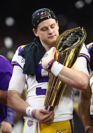 LSUBarstool's tweet photo. Happy bday to the greatest college QB of all time, and the soon to be NFL MVP @JoeyB https://t.co/B5enCrCfeY
