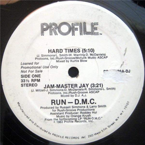 Jerry Parsons21225 on Twitter "39 years ago today, Run DMC released
