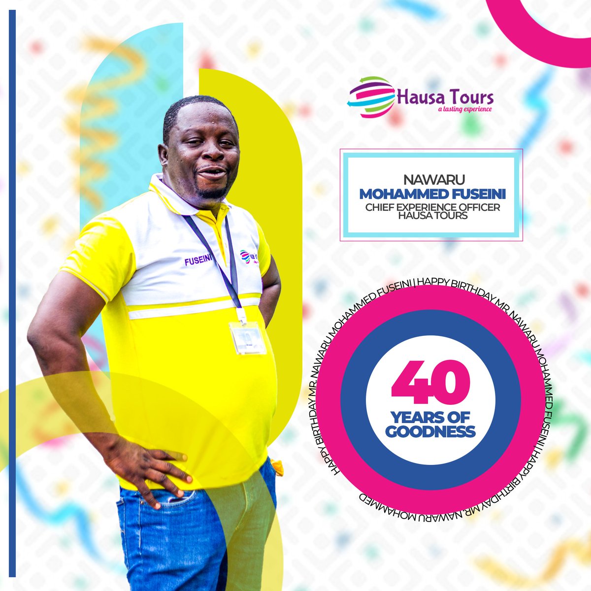 Alhamdulillah🤲🏾🤲🏾🤲🏾

Happy 40th birthday to our Founder and Chief Experience Officer! May the Almighty Allah guide and bless him for the rest of his life.