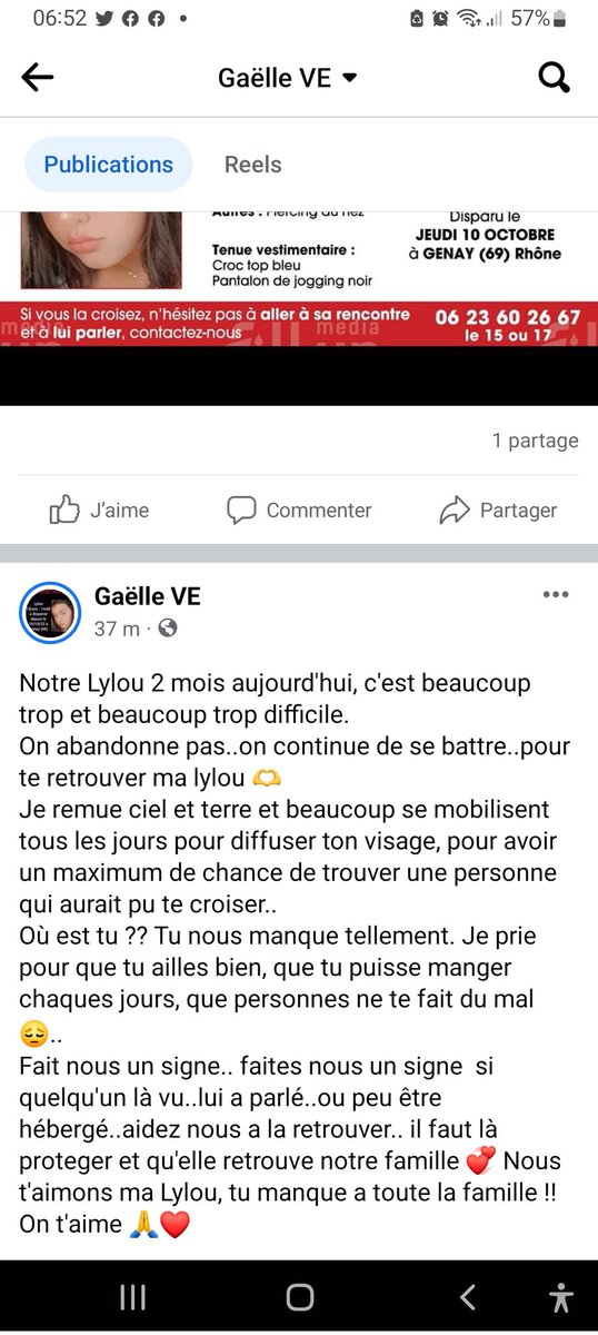 On continue à partagez s'il-vous-plaît. 2 mois et un jour que tu n'est pius avec moi,chaque secondes,minutes,heures,jours qui passent me rend énormément triste. Je t'aime tellement ❤️❤️