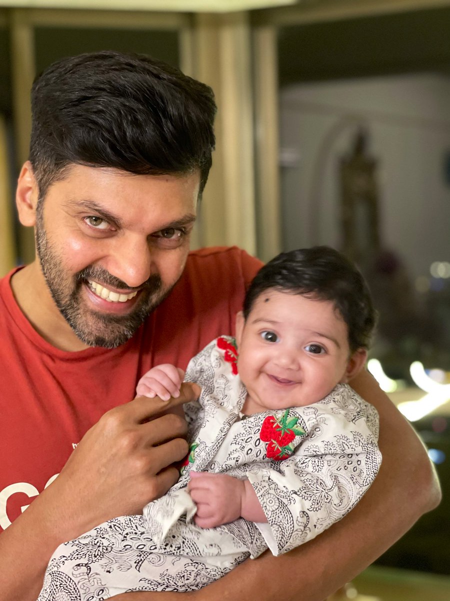 sayyeshaa's tweet image. Happy Birthday my love! You are the best husband, father and human being ever! We are so blessed to have you in our lives! Thank you for being mine. I love you forever and beyond! ❤️❤️ @arya_offl
Meet our baby girl Ariana! 🧿
