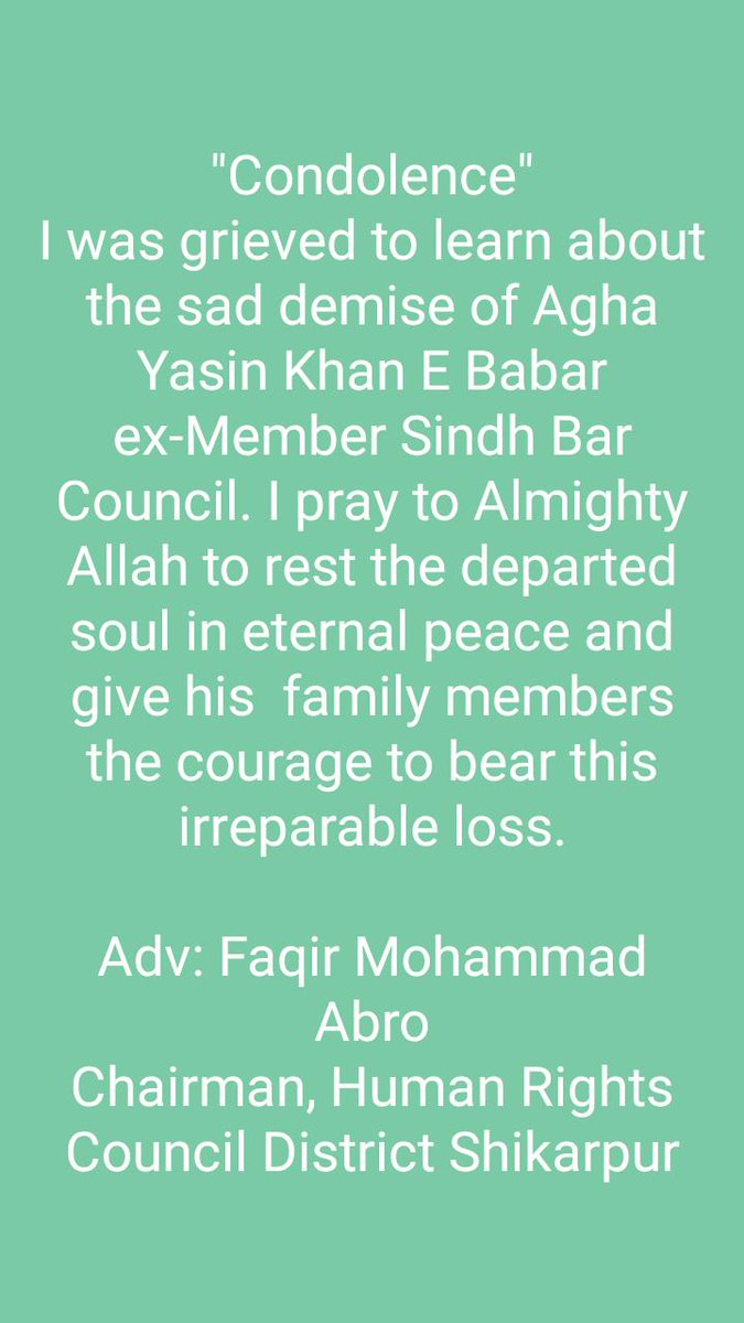 Advocate Faqir Mohammad (@faqir_advocate) on Twitter photo 