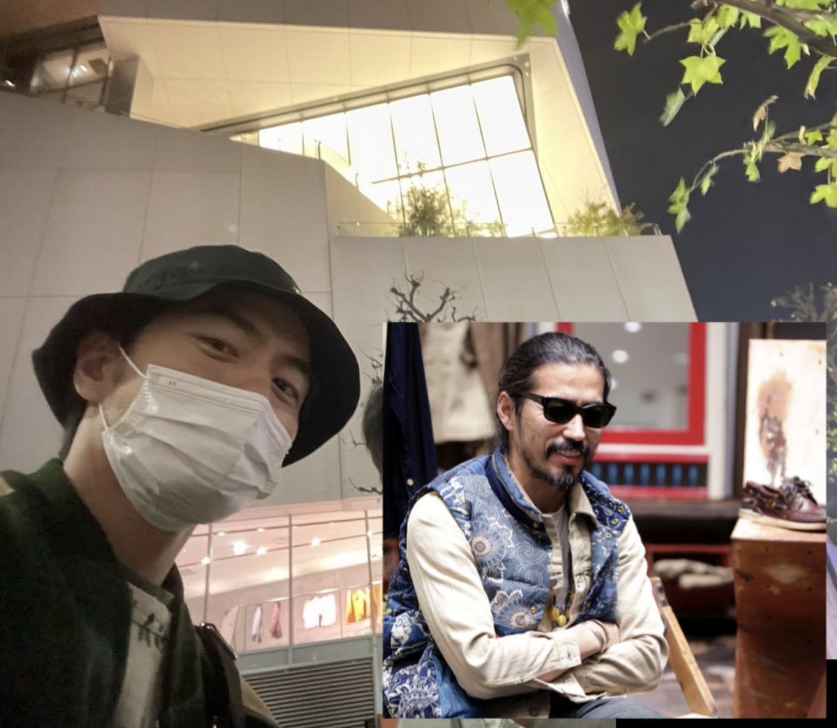 riko0916jinuk's tweet photo. 世界的に注目を集めている日本の靴ブランドの「ヴィズヴィム(visvim)」Visvimのデザイナーである中村ヒロキと思われる人物とJinukが一緒にいるところを渋谷区神宮前のcafeで目撃された。（11/14〜27に日本へ出張した韓国の方のblogより）
#イジヌク　#イ・ジヌク
#이진욱
#LeeJinWook https://t.co/oNFJuPsyBV