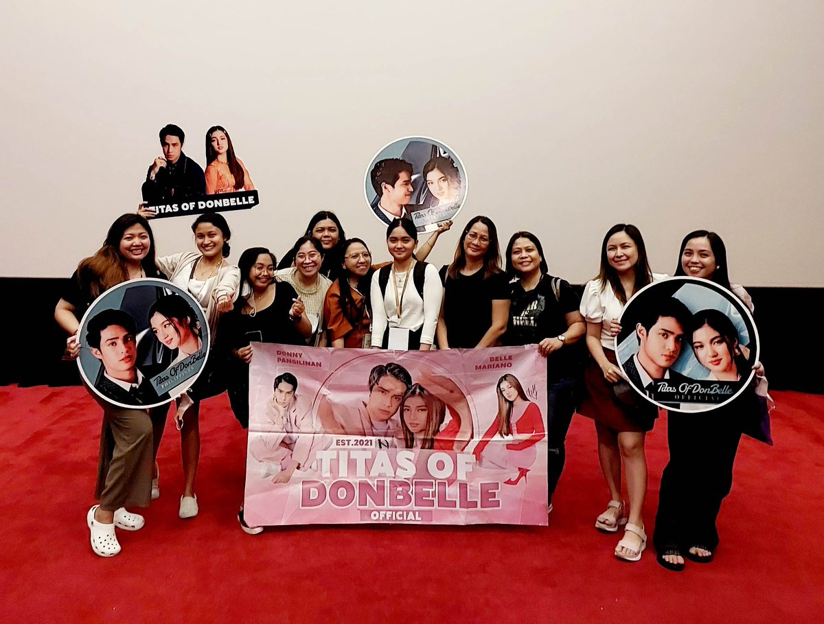 titasofdonbelle's tweet photo. Our appreciation to our admins, members &amp; major sponsors (Ta Poech, Ta She, Ta Lauren, Ta Anne); @MagicCrackers for the Magic Flakes; and @CocaColaPH for the Nutriboost. This screening event won't be possible without y'all. 1 4 3!

#AnInconvenientLove 
#AlwaysWithDONBELLE https://t.co/aW4lbhMmez