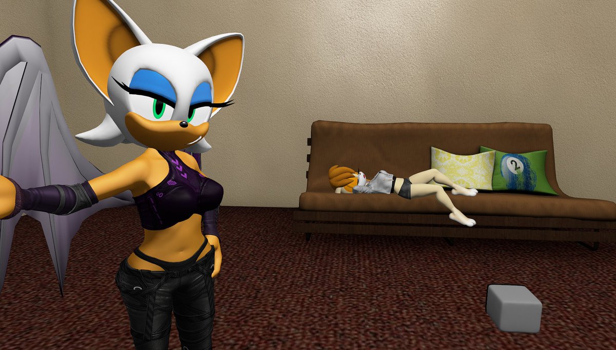 Look who's all tuckered out from moving in~ 

Aren't I such a good friend for helping little <a href="/ChaoLoving/">🏵°ℂ𝕣𝕖𝕒𝕞 𝕋𝕙𝕖 ℝ𝕒𝕓𝕓𝕚𝕥°🏵</a>~?