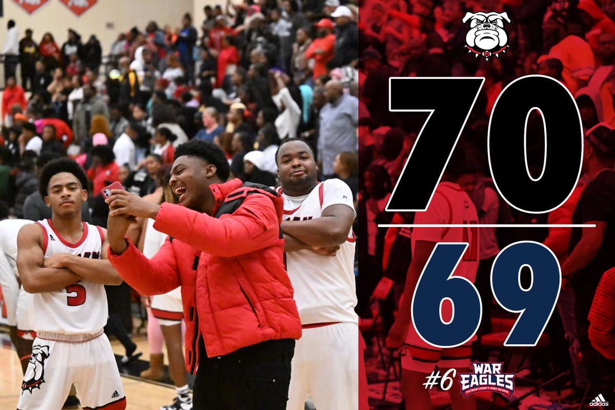 🟥⬛️ DOGS WIN ⬛️🟥

Dog Nation, you showed out! SELLOUT CROWD!

The Dogs (4-3) defeated #6 <a href="/PutnamBoys/">PUTNAM COUNTY BOYS BASKETBALL</a> 70-69. Our team showed tue grit &amp; toughness. We are well on our way!

Proud of OUR team!

SR G <a href="/TheTJThompson1/">TJ Thompson</a> | 16 pts
SR G <a href="/HarrisonPeaster/">Harrison Peaster</a> | 16 pts
SR F Jaturi Brown | 13 pts