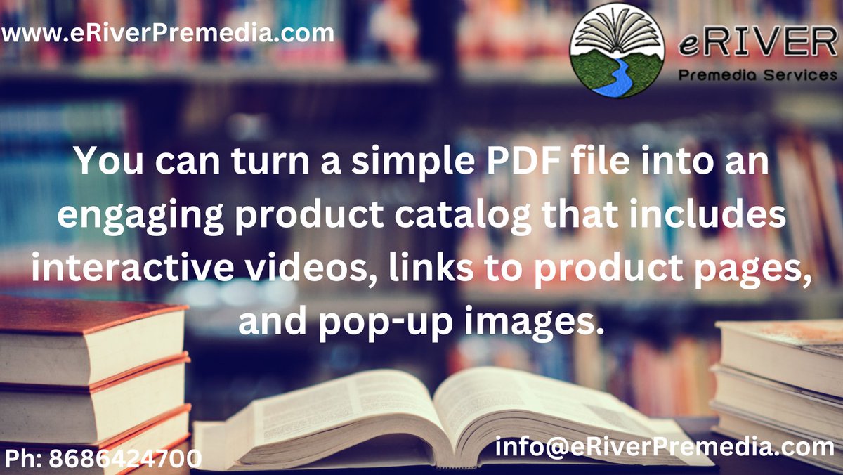 #eRiverPremedia #digitalcatalog #interactivecatalog #onlinebrochure #designservice