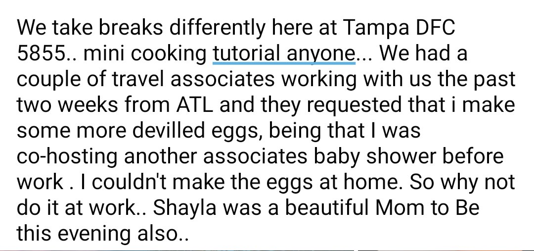 BereniceQueenB's tweet photo. Co hosting and baby shower for an associate, doing a live cooking tutorial on break for associates to learn and enjoy.. all in a day's work @5855DFCMDO
@5860JAMES your associates Jared and Nicole #KickedAss while they were in Tampa.. https://t.co/HYCHMwsC1l