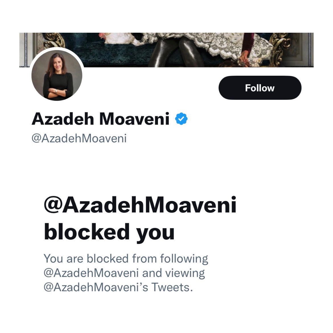 NazaninNour's tweet image. Was it something I said?