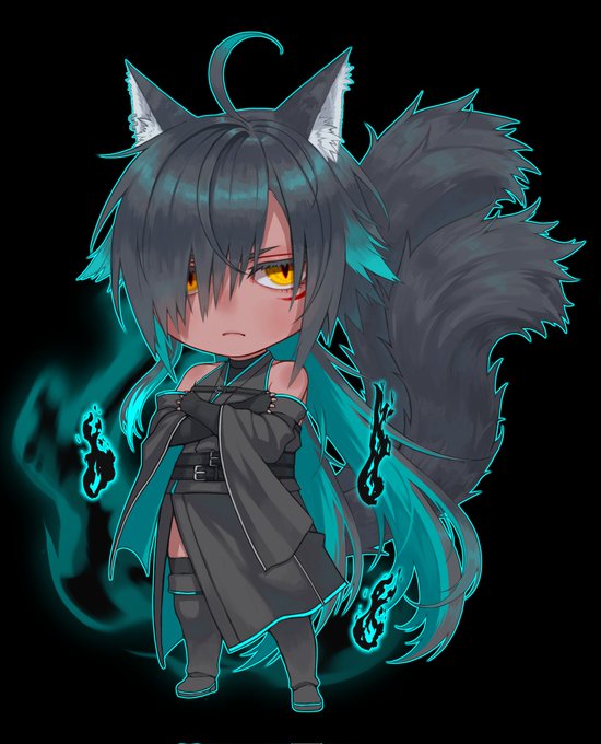 息抜きで描いてたデフォルメ紅久里できた。今度はアクスタとかにしたい感。 