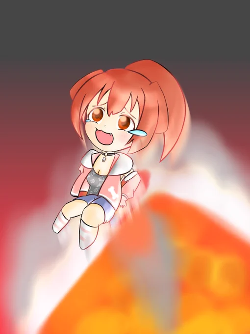 カスタムロボV2おつころーん!今日のころさんはやけど多めでしたね。おちり大事にしてもろて....「あっづうううぅぅぅ!!」#生神もんざえもん #できたてころね 