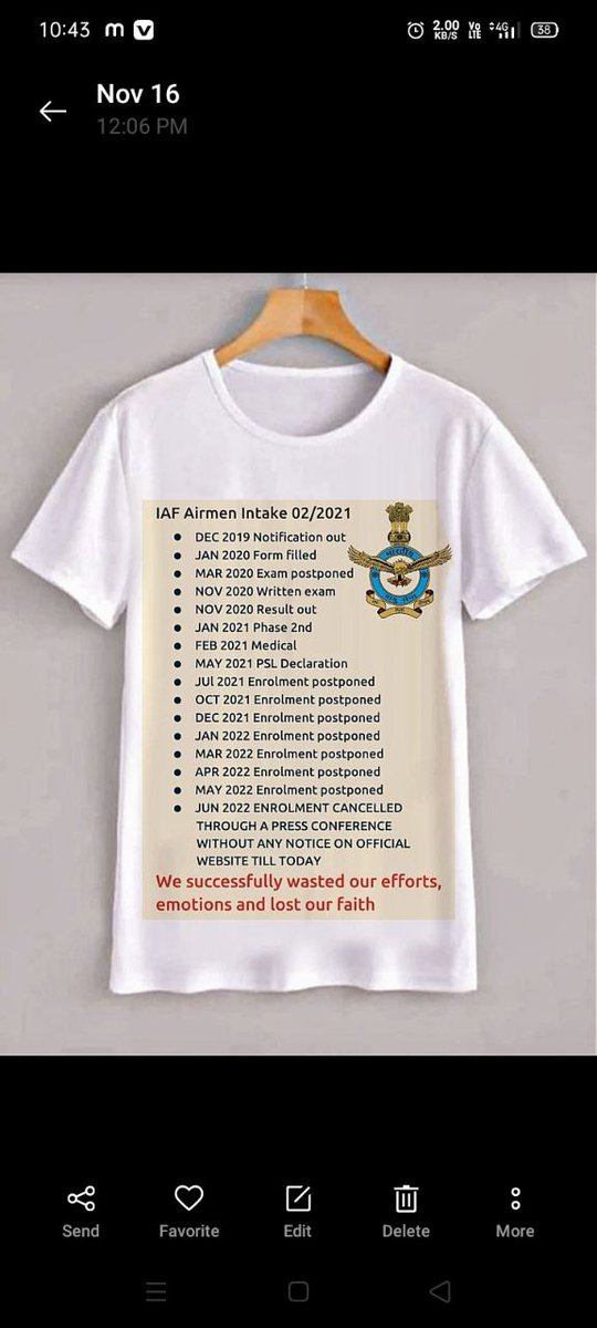 airforc87503207's tweet photo. #JusticeForDefenceStudents 
Airforce ki joining BJP de https://t.co/07gLKlhFae
