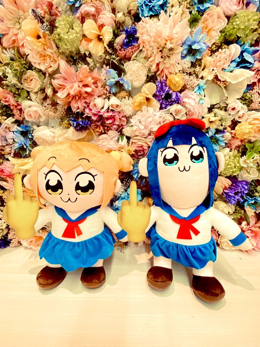 #ポプテピピック  #PPTP #どうあがいてもクソ　#ぬい撮り ポプ子&amp;ピピ美　マインズ千葉に現る貴様等クソア