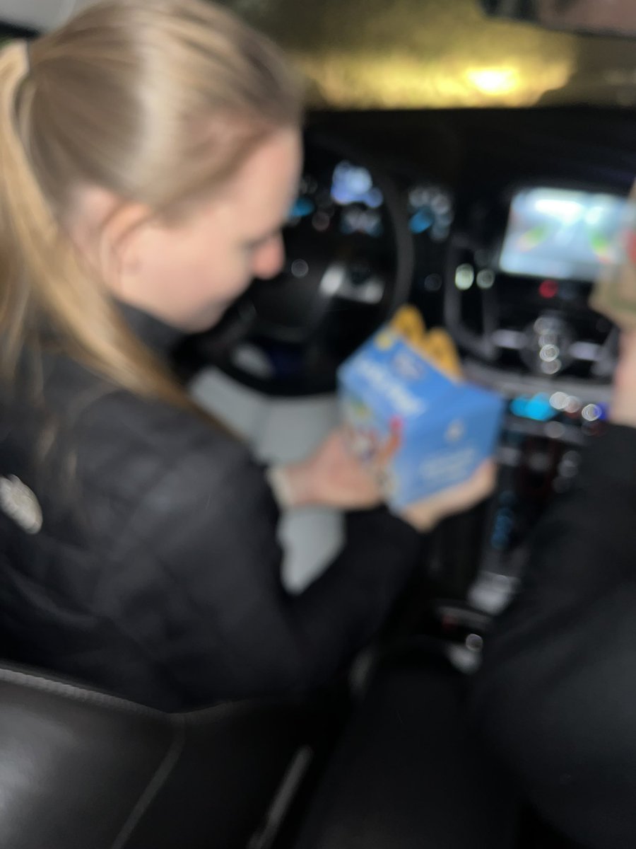 uber driver got a happy meal her ass canNOT drive