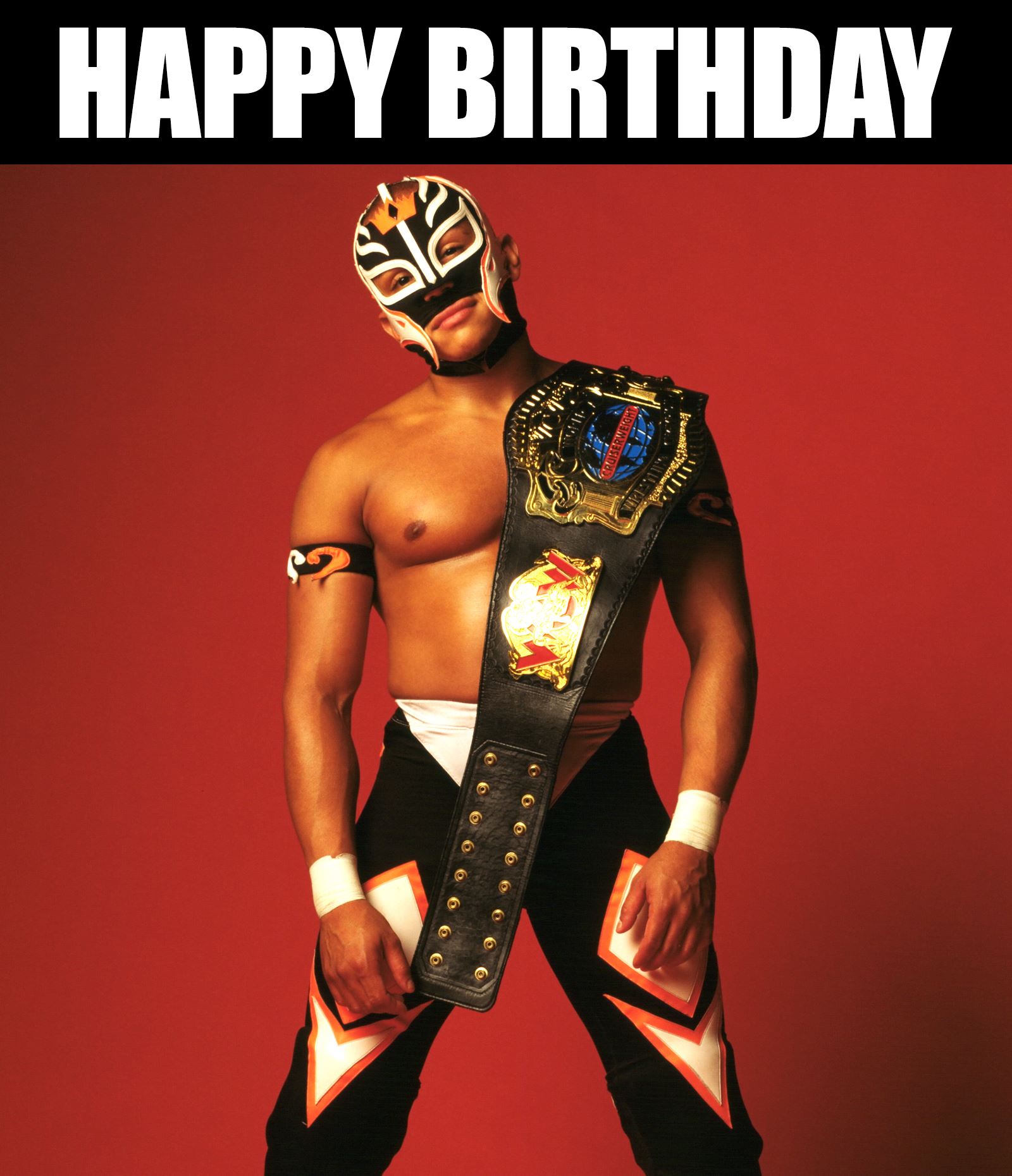 Old School WCW Legend Rey Mysterio Jr. celebrates his 48th birthday today. HAPPY BIRTHDAY! 