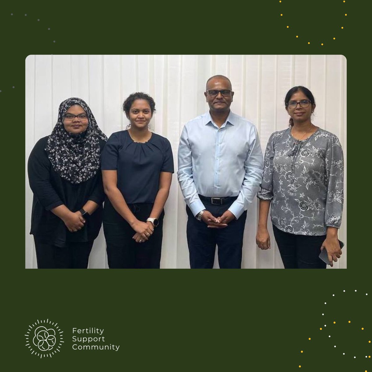 Honoured to meet IGMH CEO Mr Ibrahim Saleem & Director of Medical services Dr. Aminath Nazeer to introduce our NGO and discuss areas of collaboration and advocacy 
@igmhmv 
#infertility #advocacy #infertilityrights