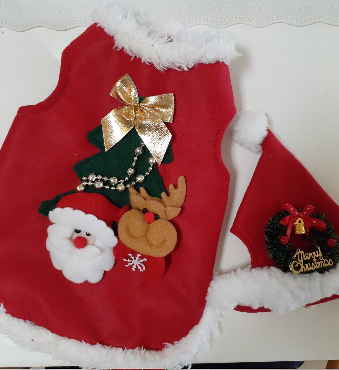 クリスマス犬服