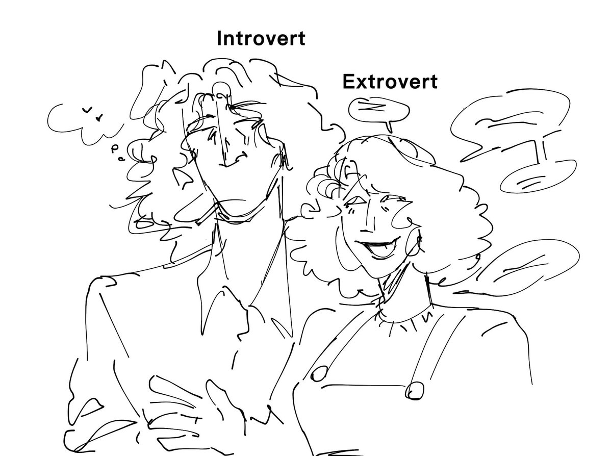 GreeTea10's tweet photo. Introvert &amp; Extrovert 

#ArtistOnTwitter #artwork #Oc #draw https://t.co/iyR4Gr1P63