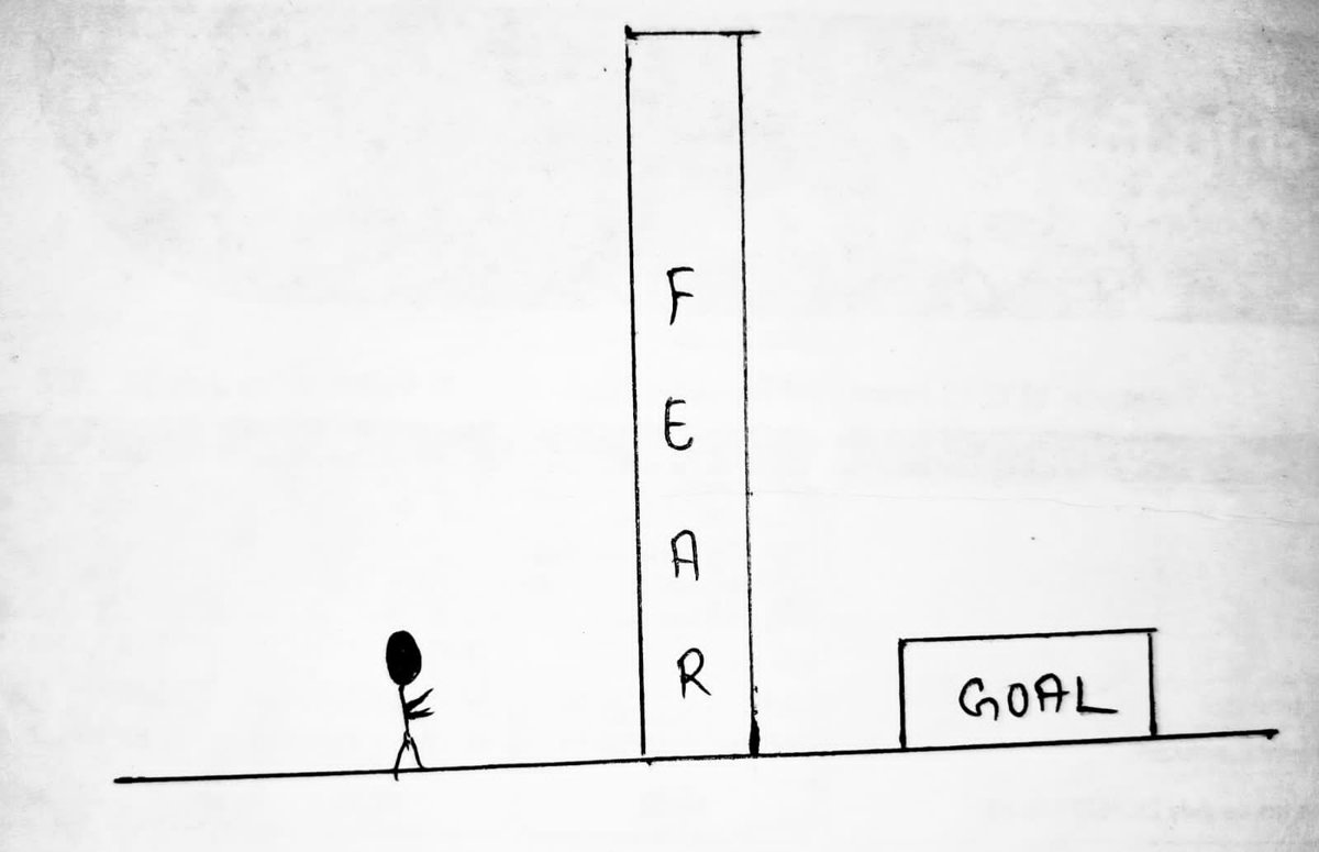 Everything you want is beyond your fear.