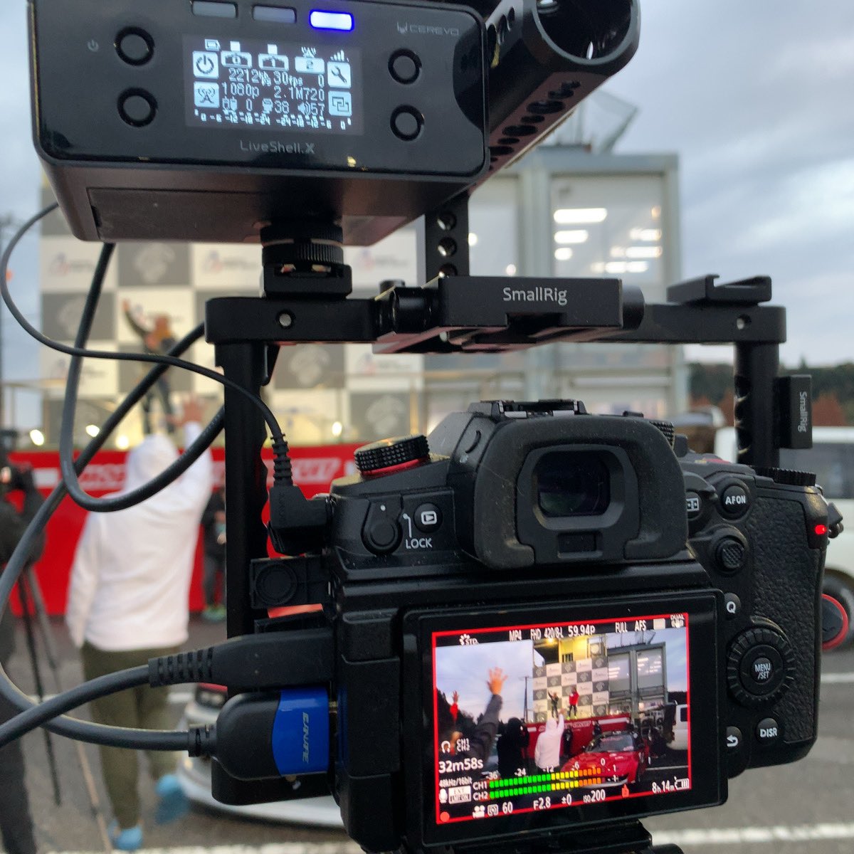 YasuYasukawa's tweet photo. 今シーズンラストは #GH6 で #茂原ツインサーキット #LUMIX #Hollyland #Mars400sPro #BlackmagicDesign #ATEM #SONY #VideoAssist #ZOOM #H5 #L8 #RODE #D1gp #D1グランプリ #D1地方戦 https://t.co/pX0St1aDHB