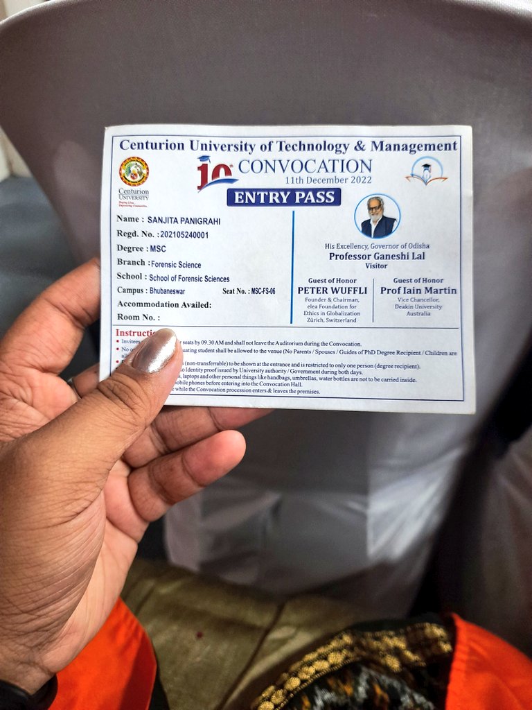 SanjitaPanigra2's tweet image. Roll num 1. Signing up.
#convocation2022