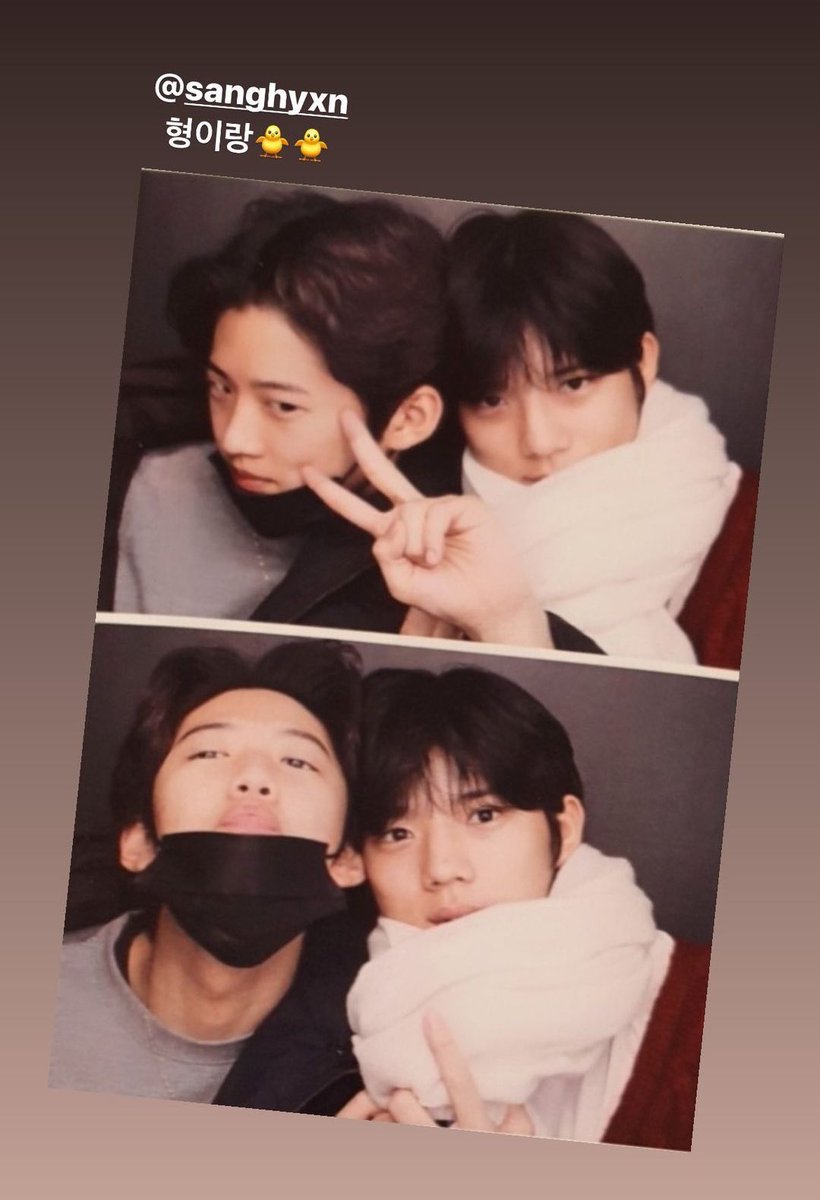SANGMIDN's tweet photo. 형이랑 🐥 🐥 https://t.co/VDQLKvYfhg