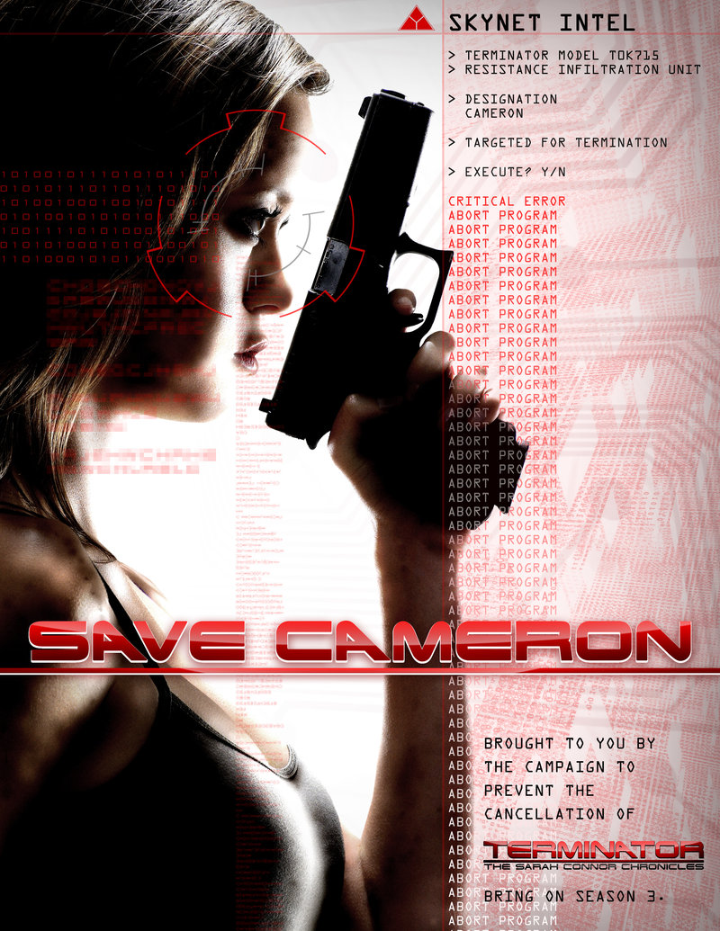 SFSeriesMovies's tweet photo. #TerminatorTheSarahConnorChronicles #TerminatorTSCC - Cool fan poster, unfortunately did not help! https://t.co/OahAjW4mJc https://t.co/wycQcPUSCo
