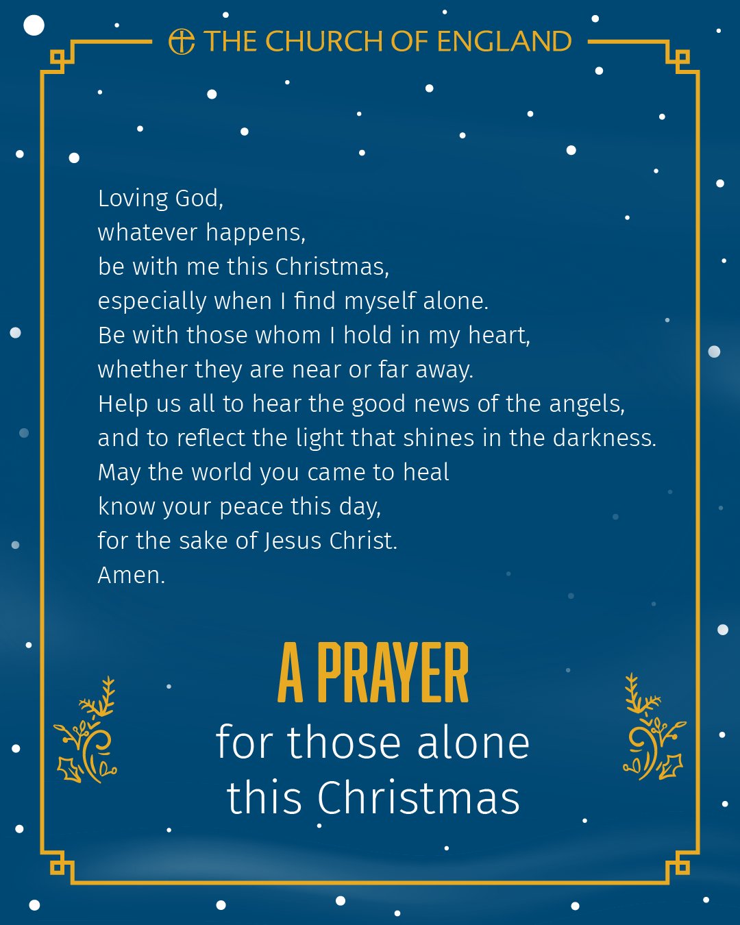 The Church of England on Twitter "'Be with those whom I hold in my