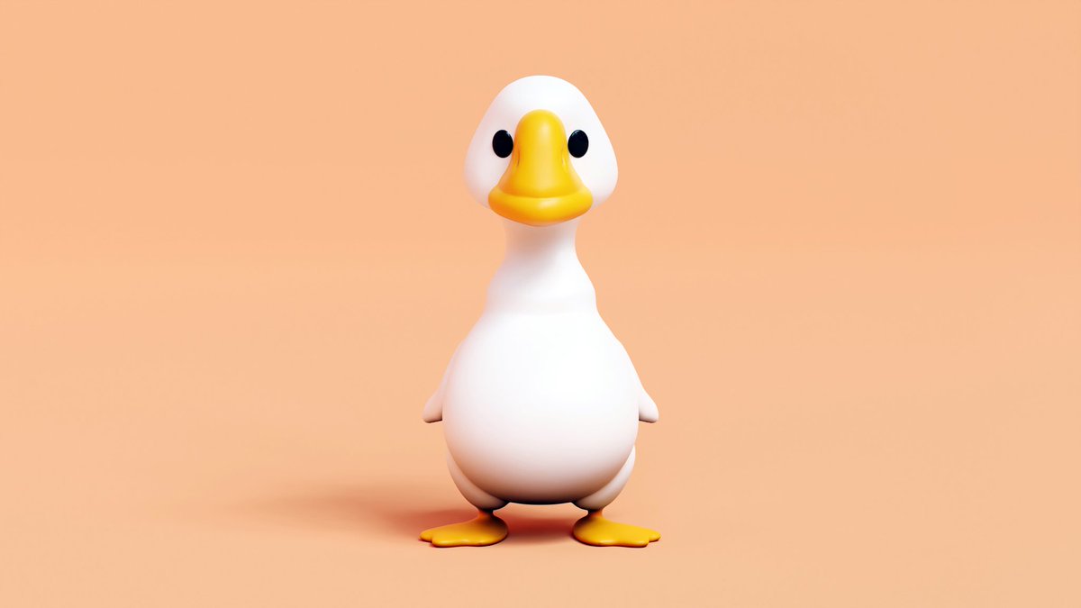 Kentung_3D's tweet photo. Duck 🦆
Sculpting Process: 
https://t.co/B6aXvgcG9r

#blender #sculpting #3dmodeling #Blender3d https://t.co/xQEQJUzJwE